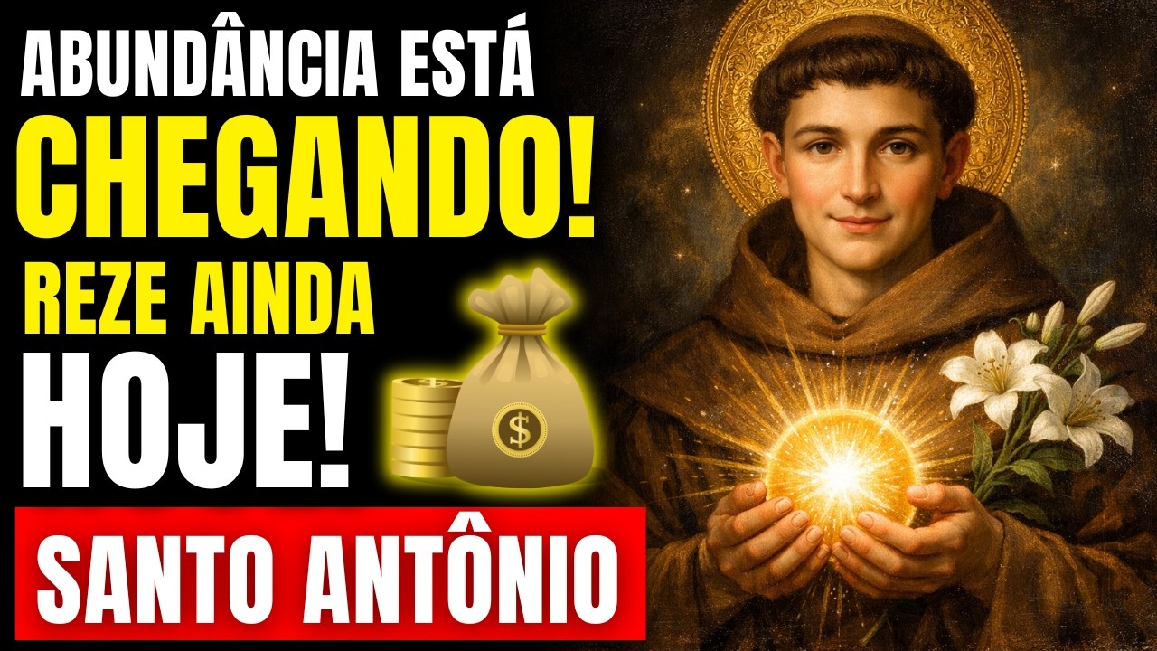 🙏 Oração Forte A Santo Antônio: Milagre Financeiro Urgente Hoje 🙌