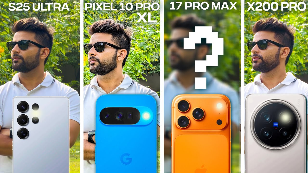 Ultimate Camera Battle - iPhone 17 pro max vs vivo X200 Pro vs Samsung S25 Ultra vs Pixel 10 pro XL