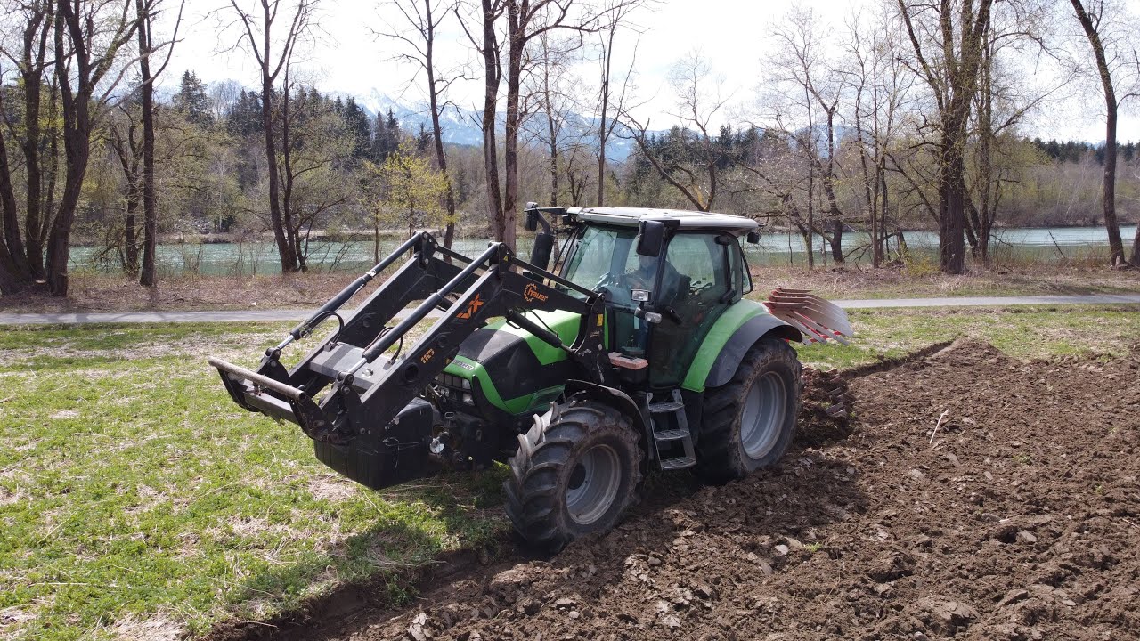 Pflügen - Deutz Agrotron K610 & Vogel und Noot 4 Schar Pflug