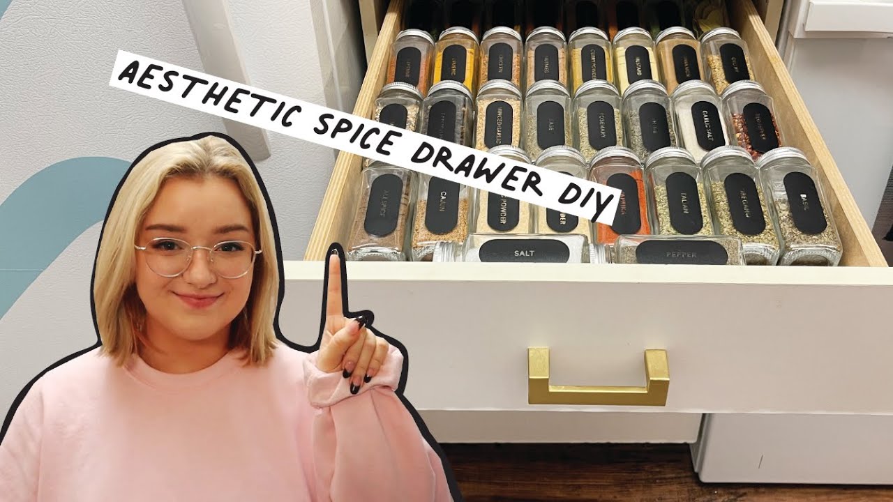 How to make your own custom spice drawer!
