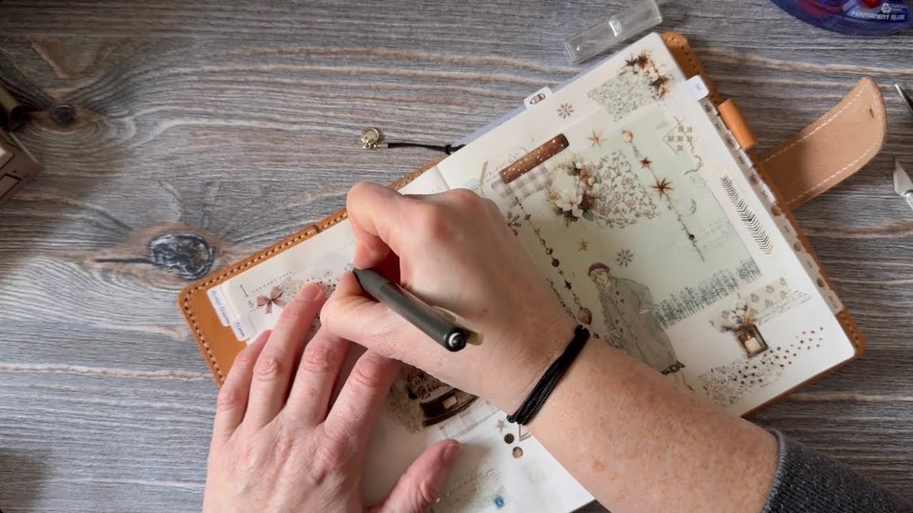 Die zweite Januarwoche im B6 #sterlingink  gestalten #planwithme #planning 