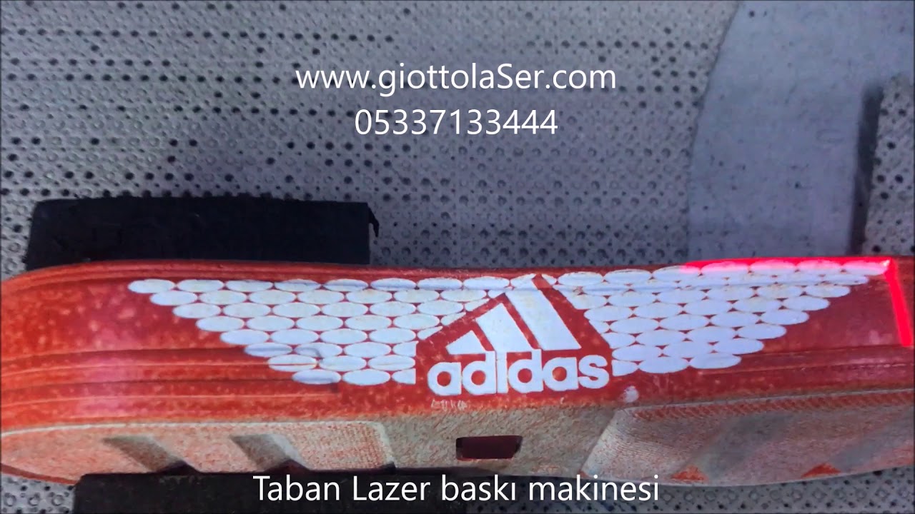 Ayakkabı taban lazer baskı yazı kazıma giotto galvo makinesi