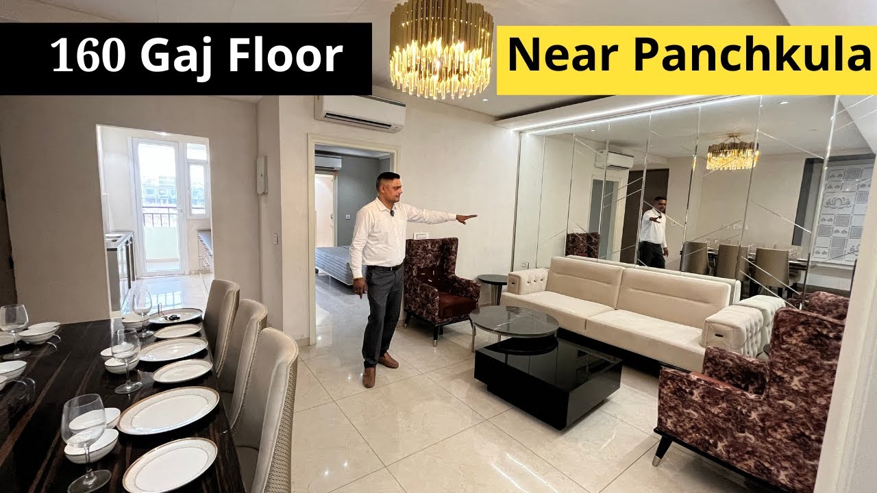 160 SQ YD में  3 BHK  Floor With Lift Near Sector 20 , Panchkula !
