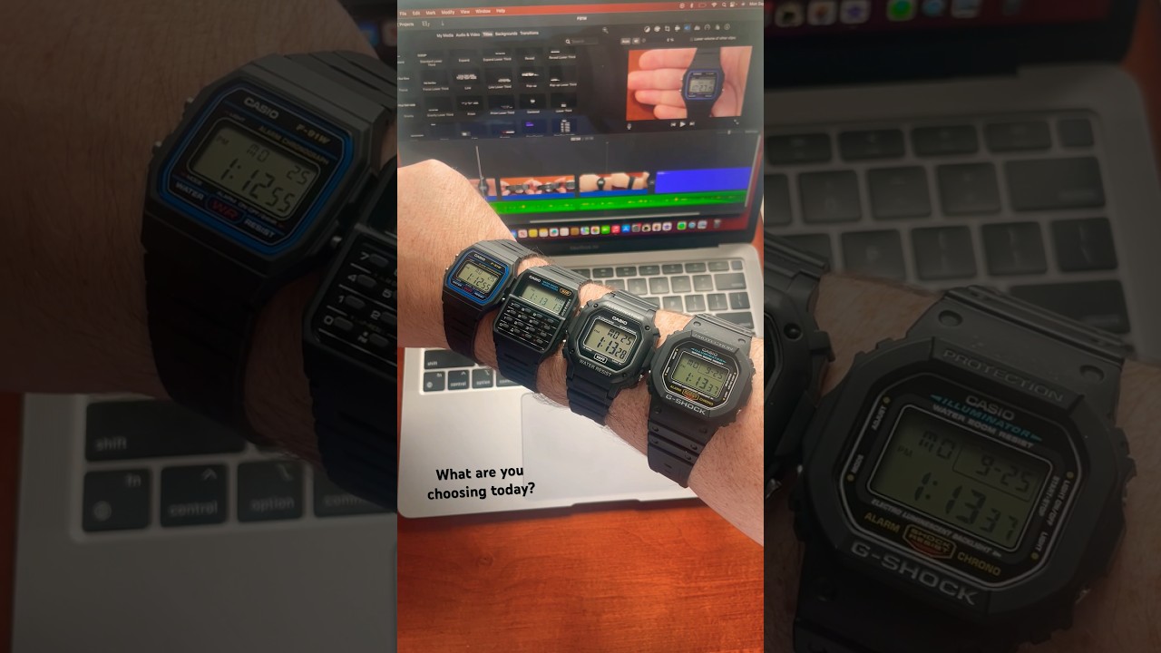 F91W, CA53W, F108A or DW5600? #casio #gshock #watches #digitalwatch #shorts #youtubeshorts #youtuber