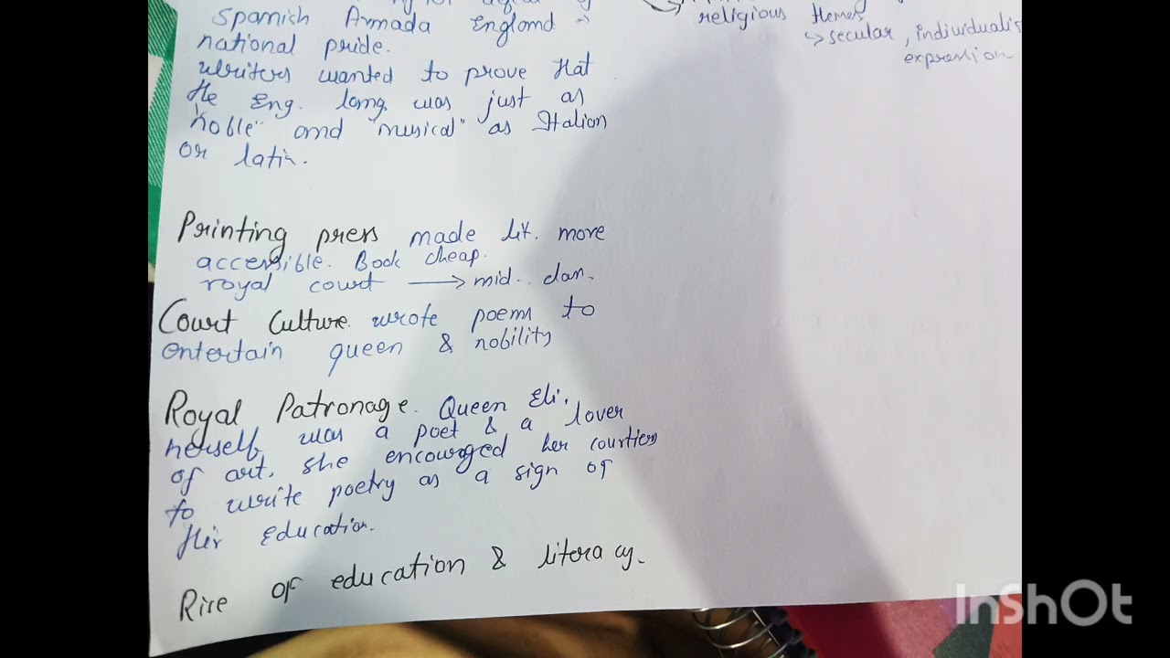Elizabethan poetry
