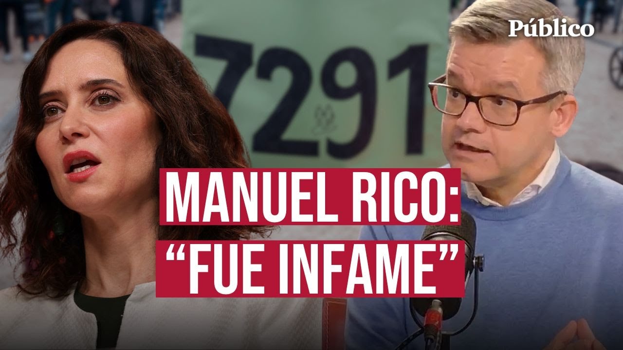 MANUEL RICO analiza la investigación contra ex altos cargos de Ayuso por las residencias