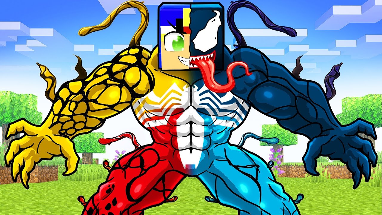 JOGANDO com TODOS os SIMBIONTES no Minecraft