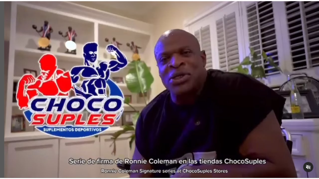 RONNIE COLEMAN DANDO UNAS PALABRAS