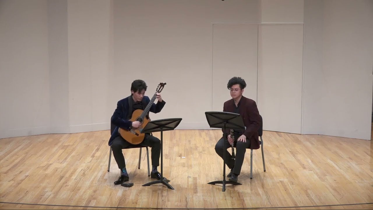 Astor Piazzolla -- History of Tango: Cafe 1930, for Clarinet & Guitar