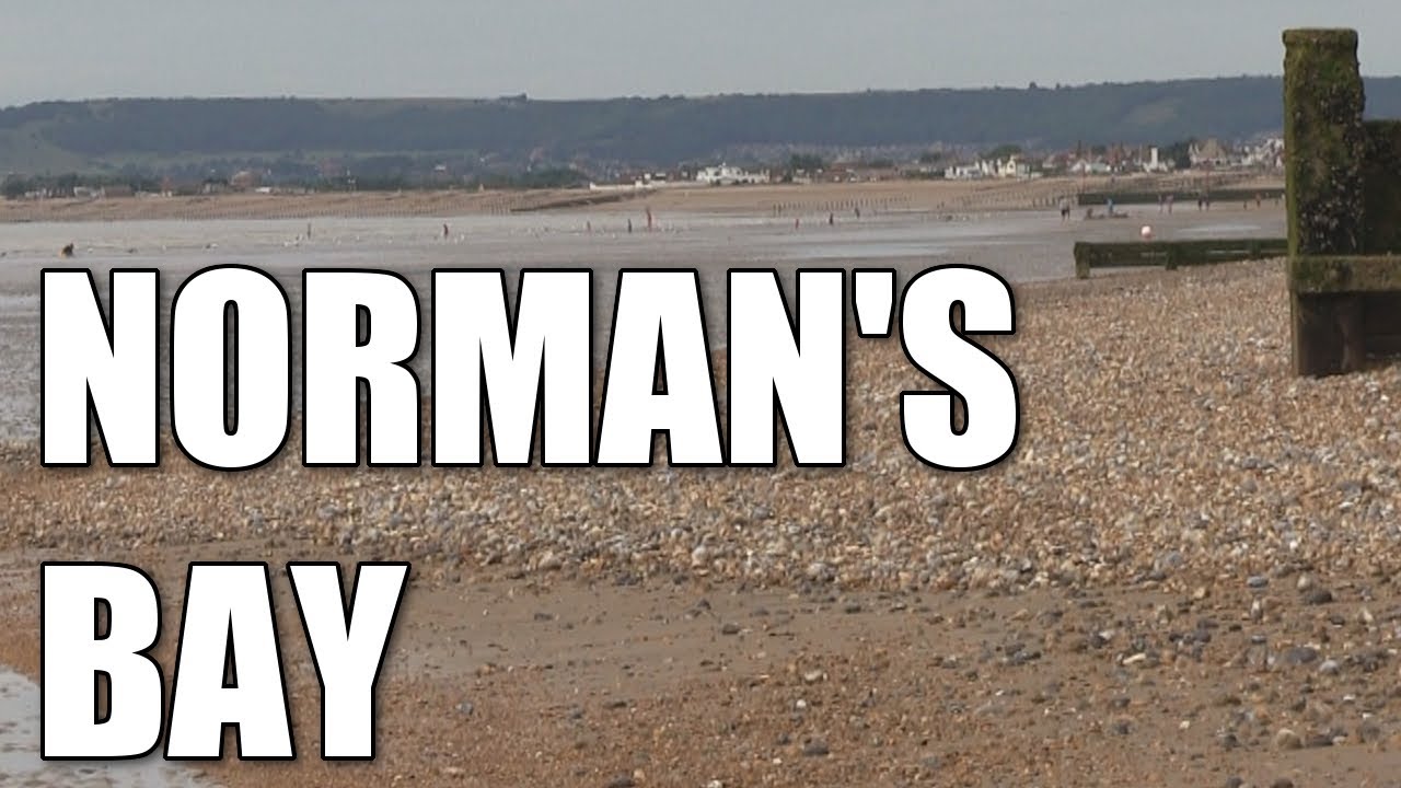 Norman's Bay in East Sussex - English shore fishing venue, South Coast, UK