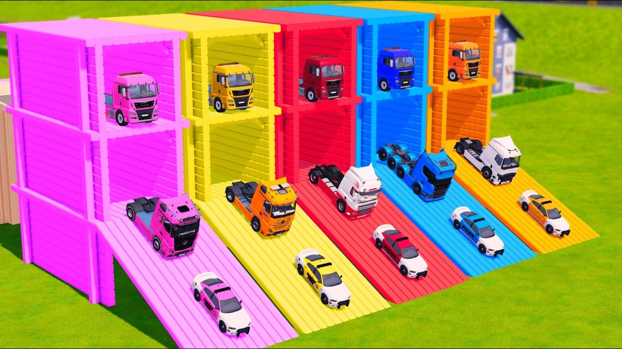 Work With Colors | Transport Fire Rescue With Mack Truck In Fs22 | Farming Simulator 22 #030