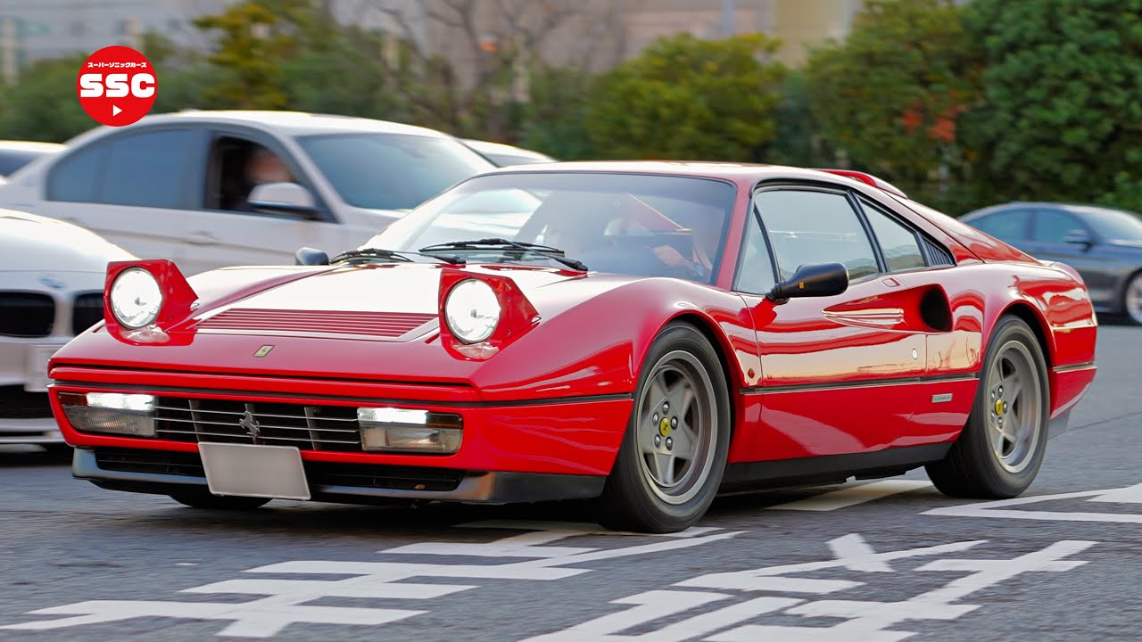 【世界の名車】328GTB、F40、カウンタックなどリトラクタブルライト車やシェルビーコブラ etc【大黒PA】 輸入車 スーパーカー アメ車