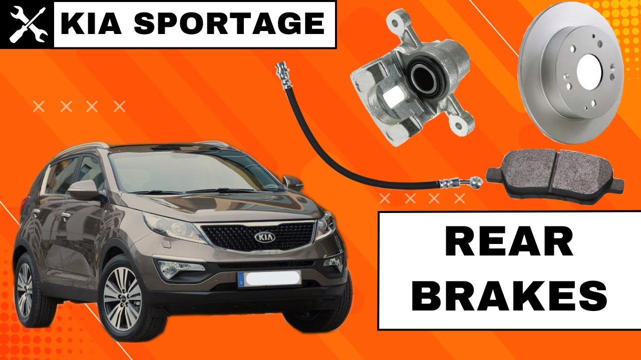 Kia Sportage SL 2010-2015 - Rear Brakes Replacement, Discs, Pads, Caliper, Bracket, Brake Hose