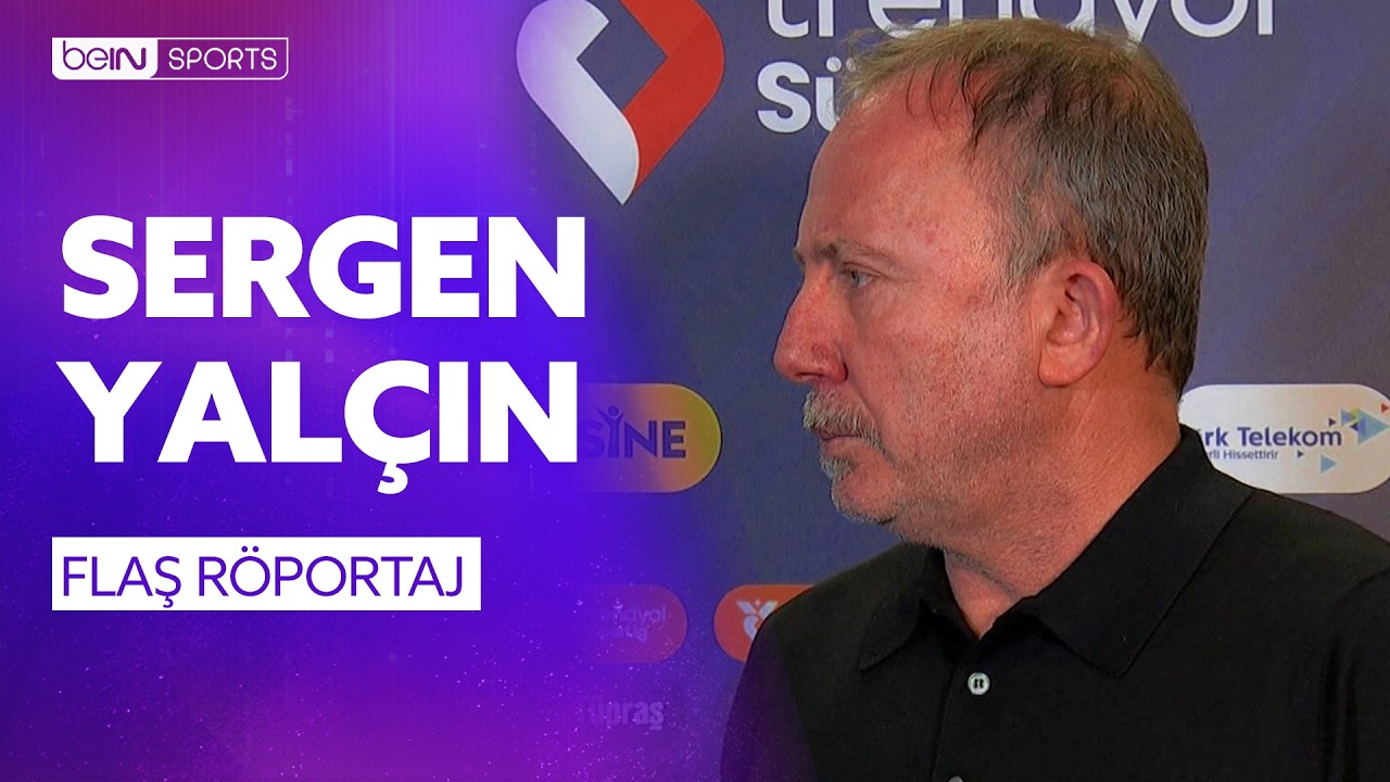 Beşiktaş - Galatasaray Maç Sonu Teknik Direktör Sergen Yalçın'ın Açıklamaları