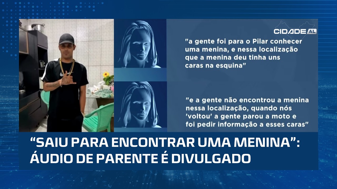 Família busca por jovem que despareceu no Pilar; ''saiu para encontrar uma menina''