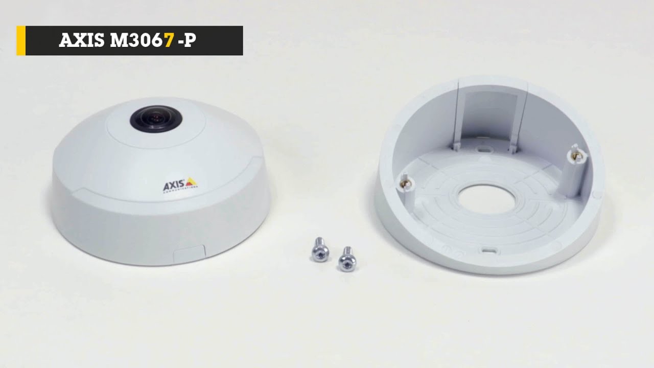 Installation tip: AXIS M3067/68-P with AXIS TM3001 Tilt Mount