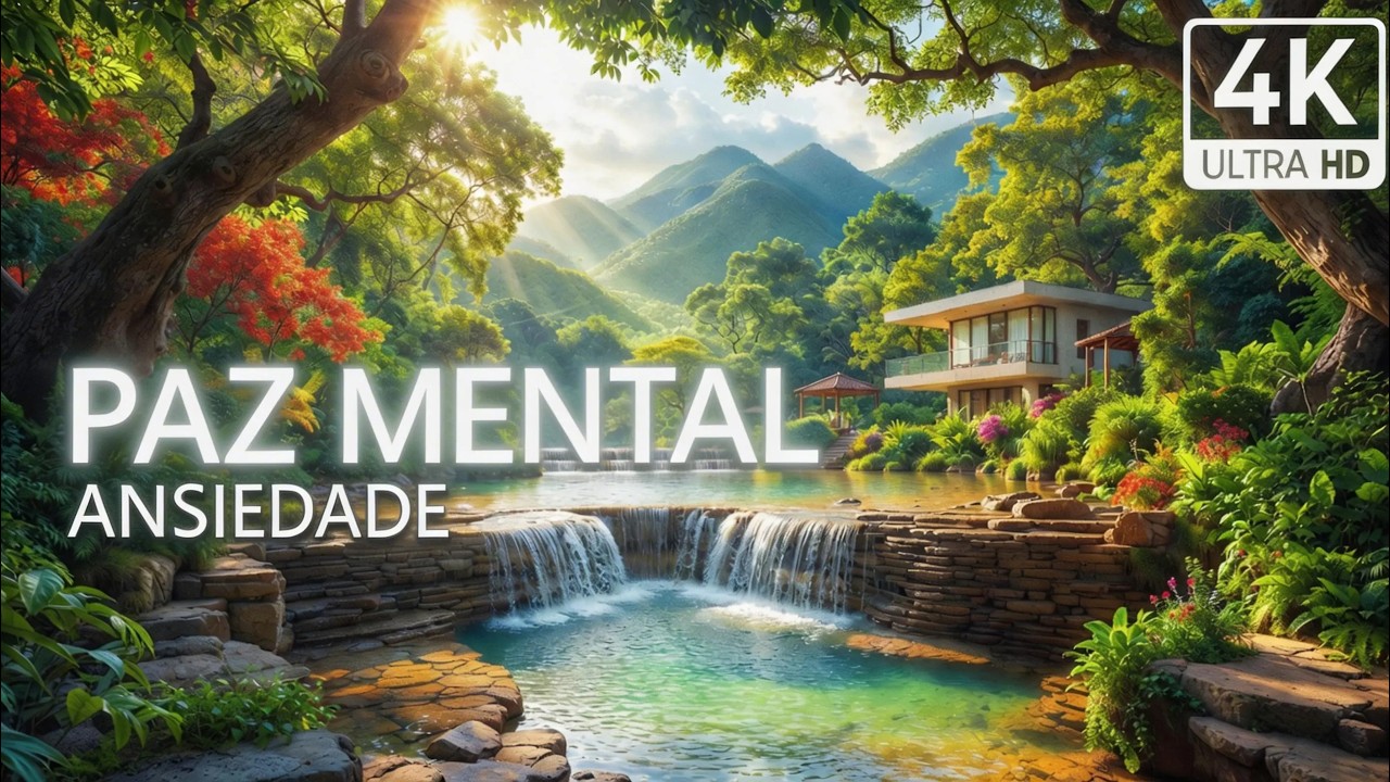 Música para Acalmar a Mente e Dormir | Relaxamento (4K)