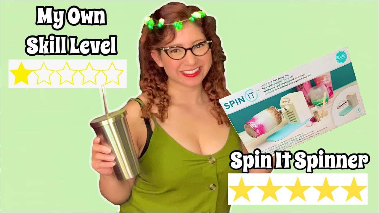 Spin It Tumbler Turner Review and How I Failed at Making My Own Cups