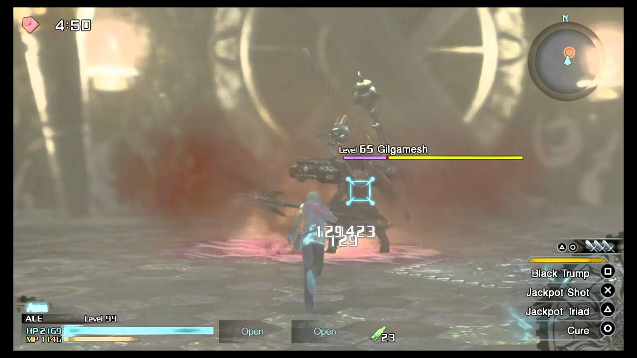 FINAL FANTASY TYPE-0 HD: Ace vs 8 armed gilgamesh