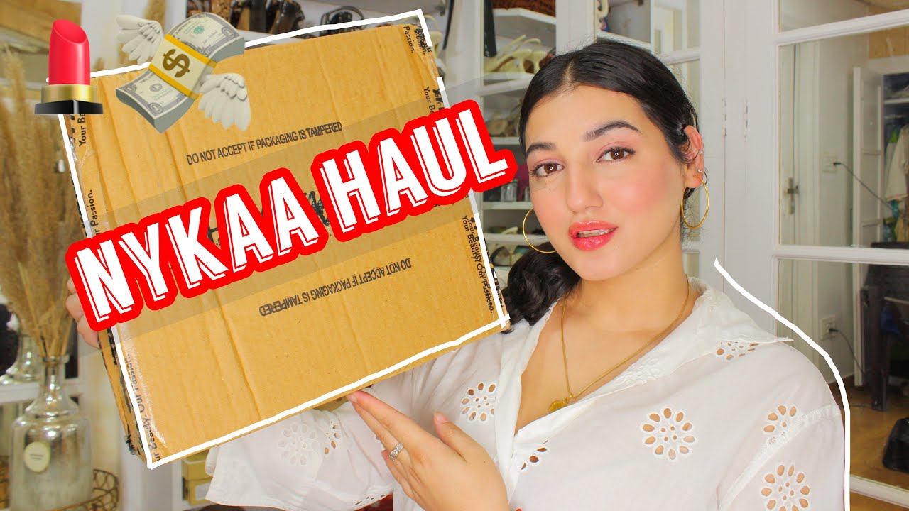 NYKAA hot pink SALE Haul | huda beauty , bath and body works , pahari local , Alan Truman