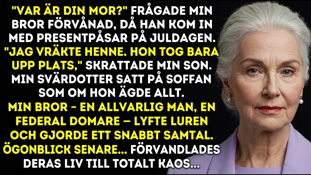 “Jag vräkte henne!” sa min son. Min brors svar suddade bort hans leende.