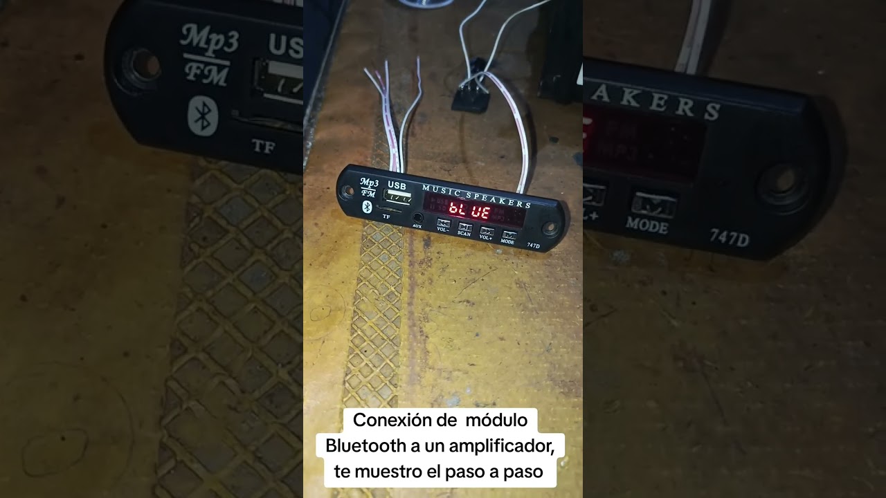 Adaptación de módulo Bluetooth a un Amplificador 