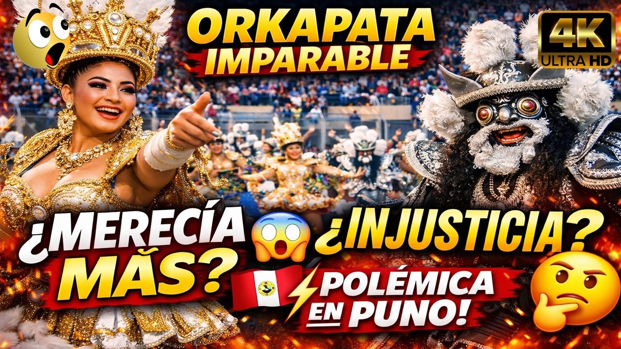😱🔥 ¿MERECÍA MÁS? Morenada Orkapata “Tu Papá Sí Señor” deslumbró en el estadio UNA Puno 💃🕺