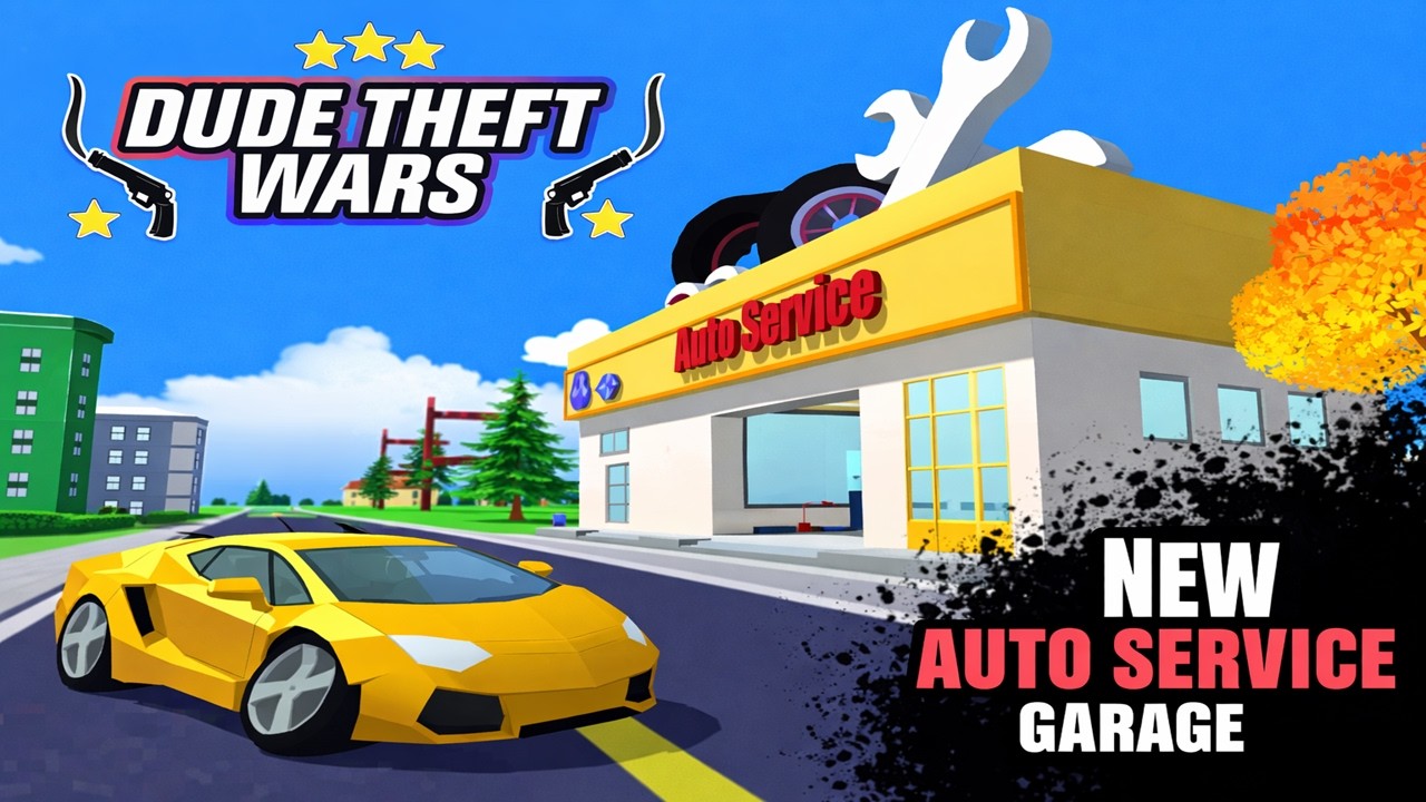 Dude Theft Wars : Open world Sandbox Simulator | New Garage