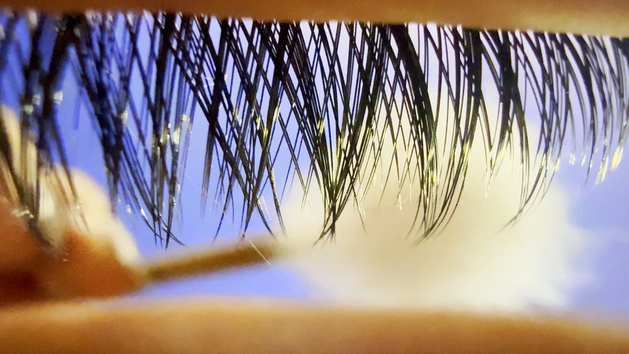 ASMR Eye Cleaning With Tingly Mouth Sound 👁️🤏✨