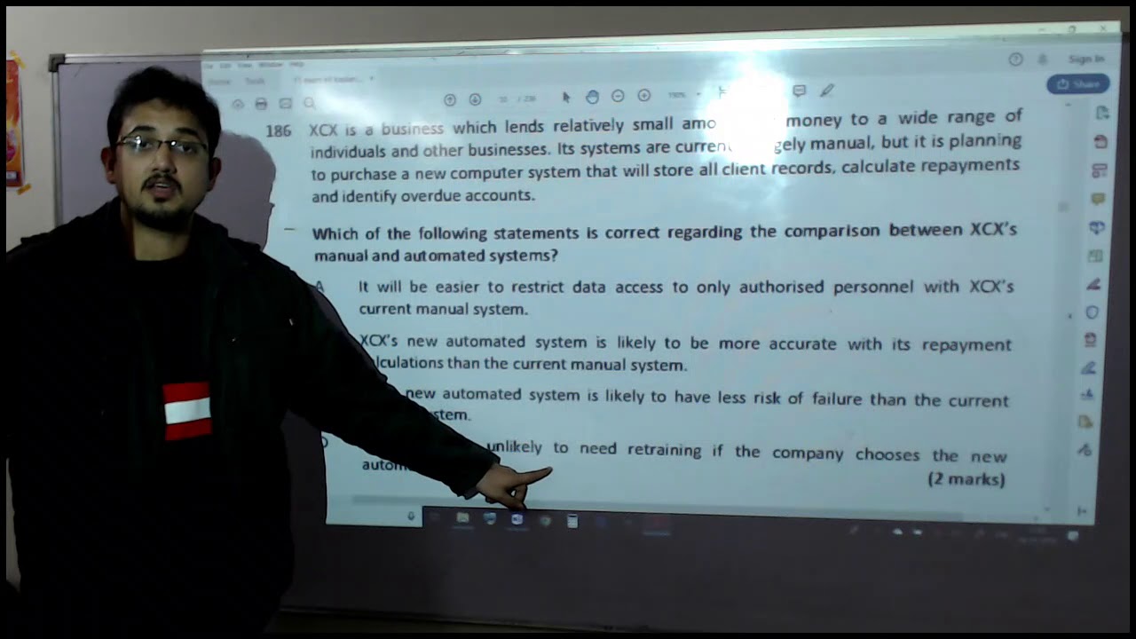 ACCA F1/FAB - Chapter 3 - Financial System Questions and Organisation Culture (13.10 mins onwards)