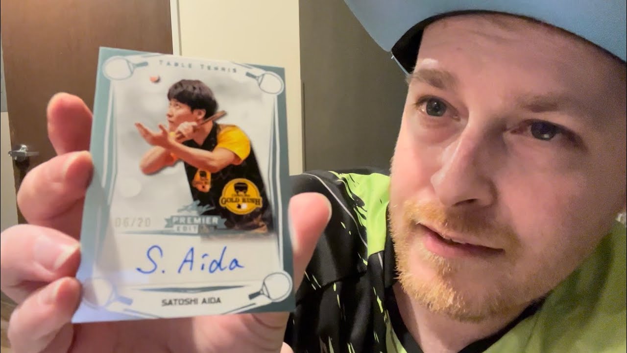 Opening Autographed Table Tennis Cards! | LEAF 2025 MLTT Premier Edition Trading Cards
