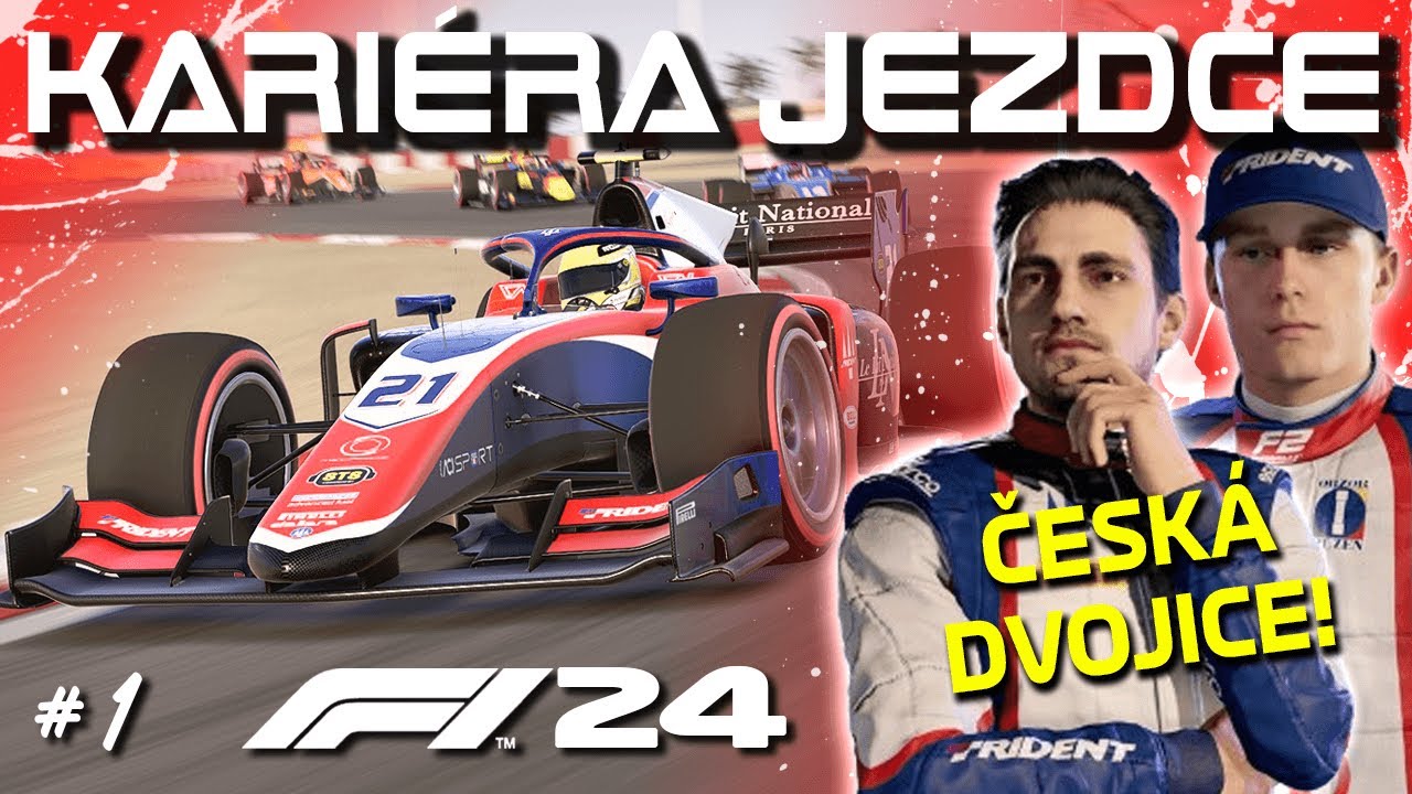 Kariéra Startuje! Česká Dvojice v F2! Bitva v Bahrajnu! | F1 24 Kariéra CZ Let's Play