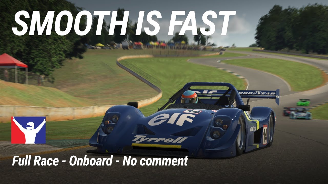 iRacing Uncut Road Atlanta Race - Radical RS8 Onboard + Logitech G29 Wheel + DIY Sim Rig