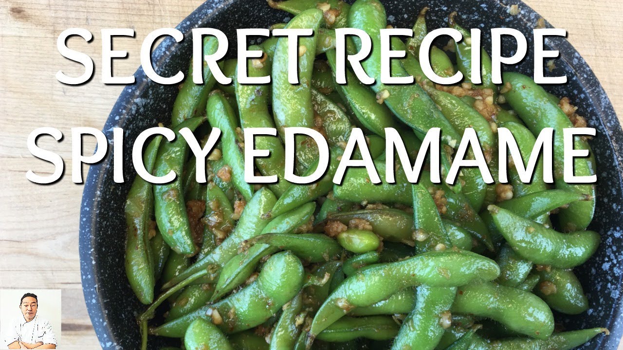 BEST Most Delicious Spicy Edamame | Secret Recipe