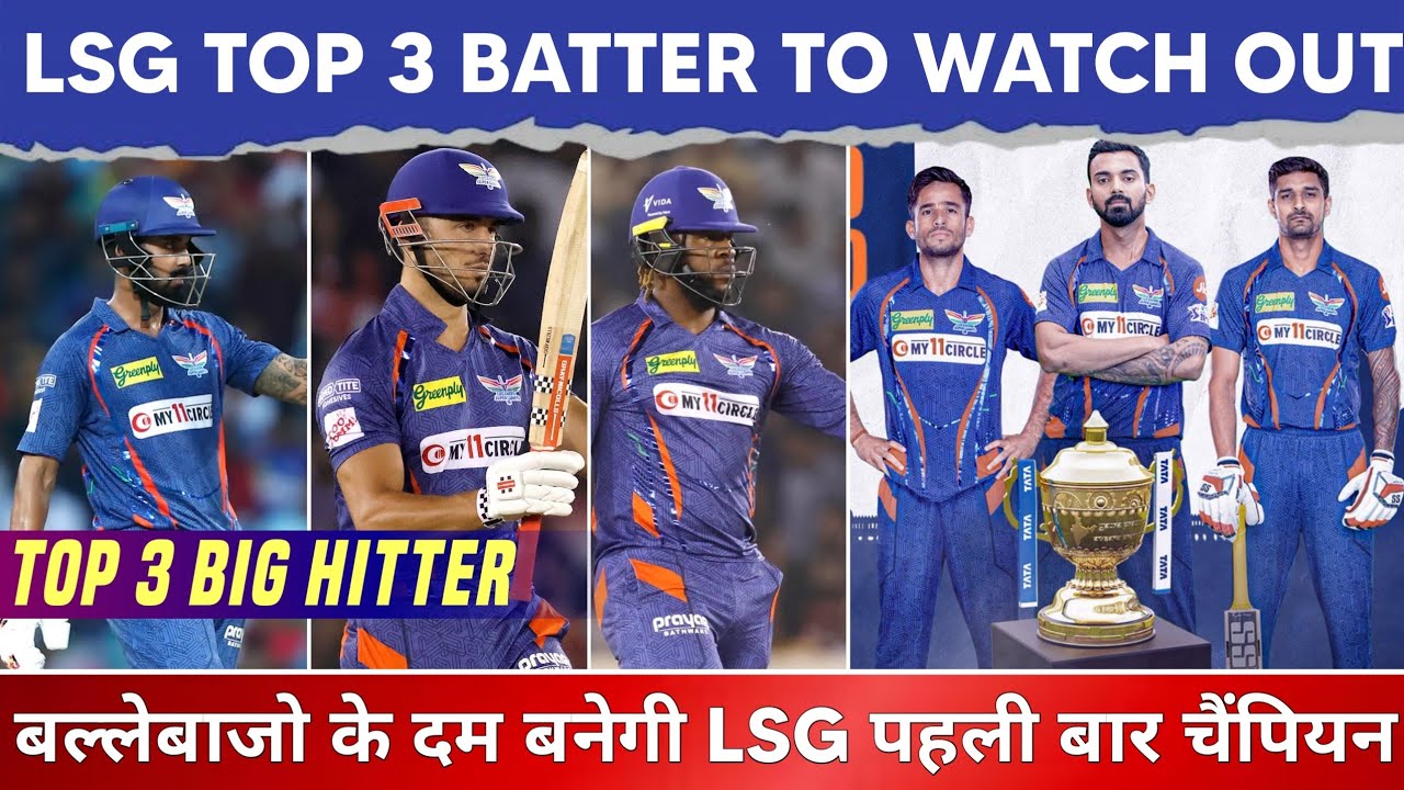 IPL 2024 - LSG Top Batsman | LSG Players to Watchout | Lucknow Super Giants News