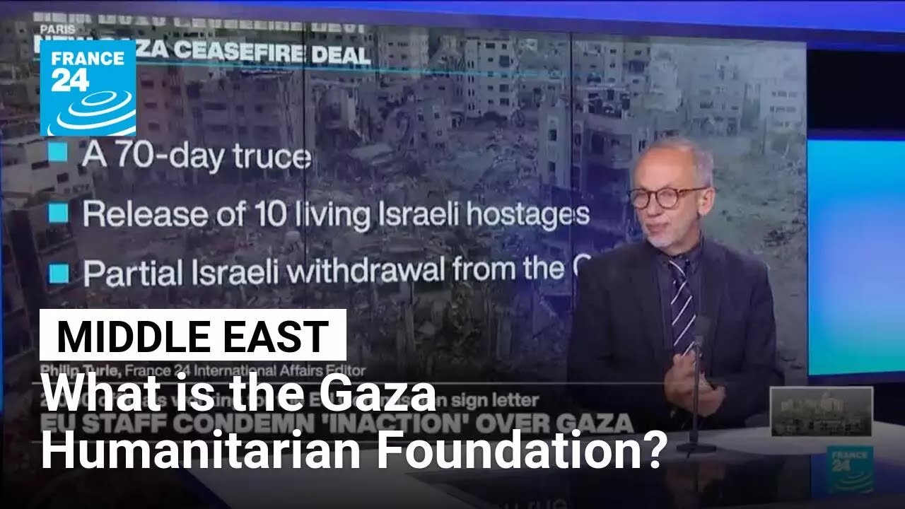 What is the Gaza Humanitarian Foundation, the organization whose head resigned? &bull; FRANCE 24
