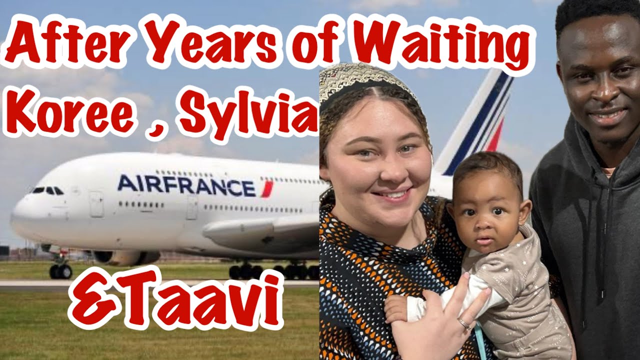 Koree and Sylvia at ￼ Cincinnati  🇺🇸 Airport ✈️🛩️ | Family Surprise to see them on American  Soil ￼