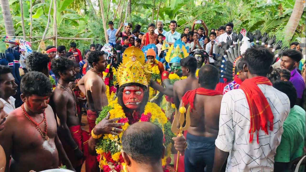 Sri Santhana Marii Amman Dasara Kullu || Kulasai Dasara 2022 || Koluvai Nallur  || kalli aatam