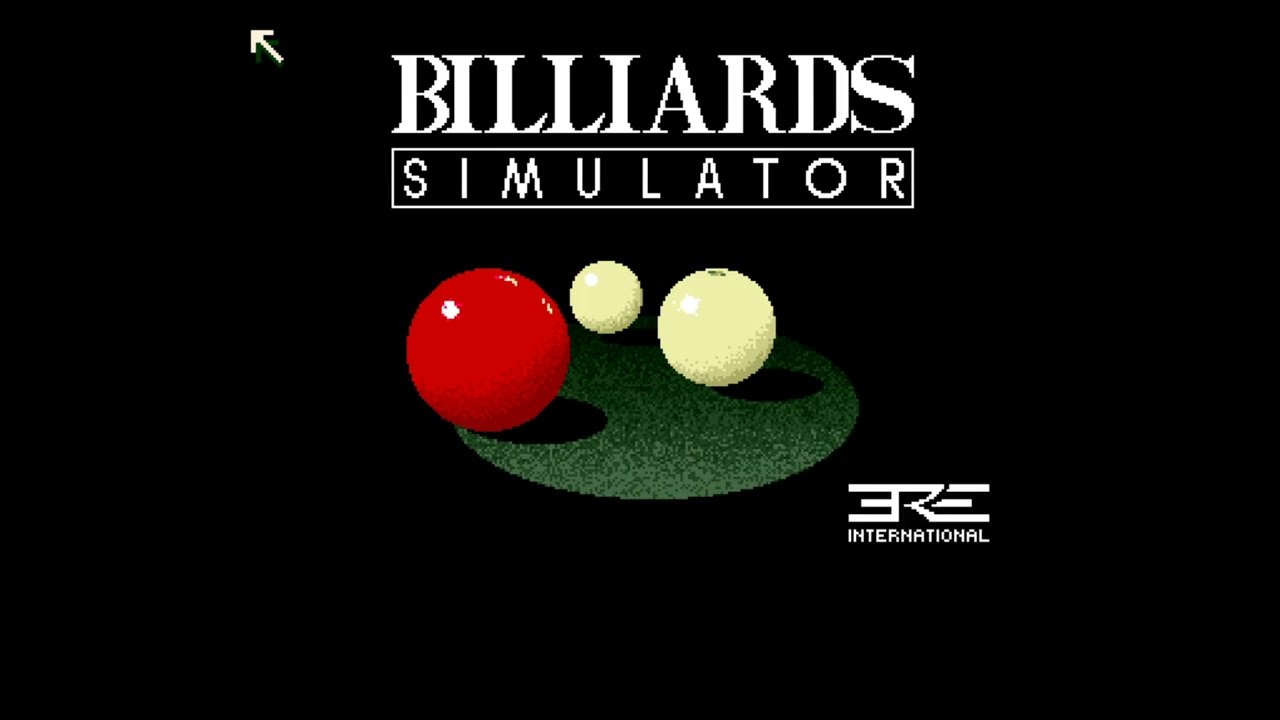 Amiga Floppy Disk Loader ERE Informatique Billiards Simulator 1988