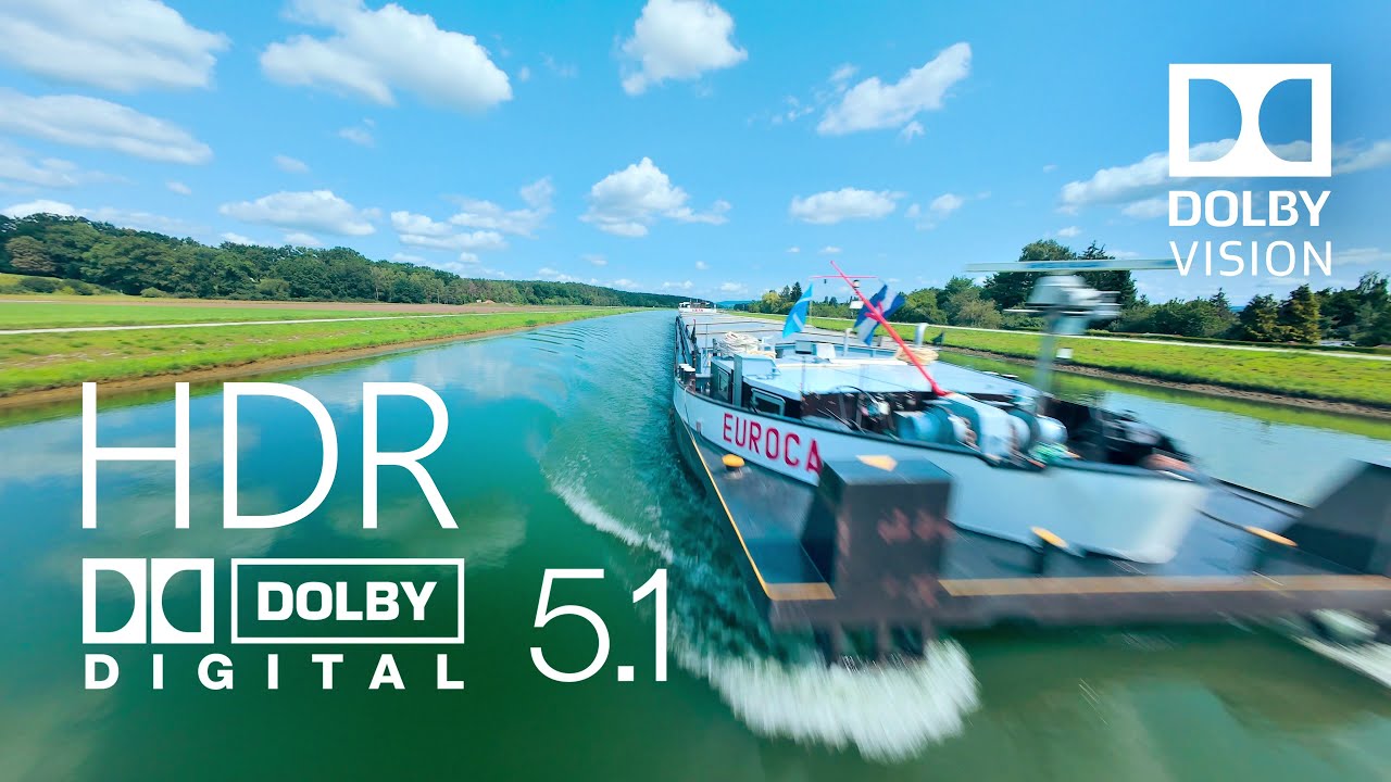 Cinematic FPV drone flight over Rivers | HDR 5.1 surround sound !