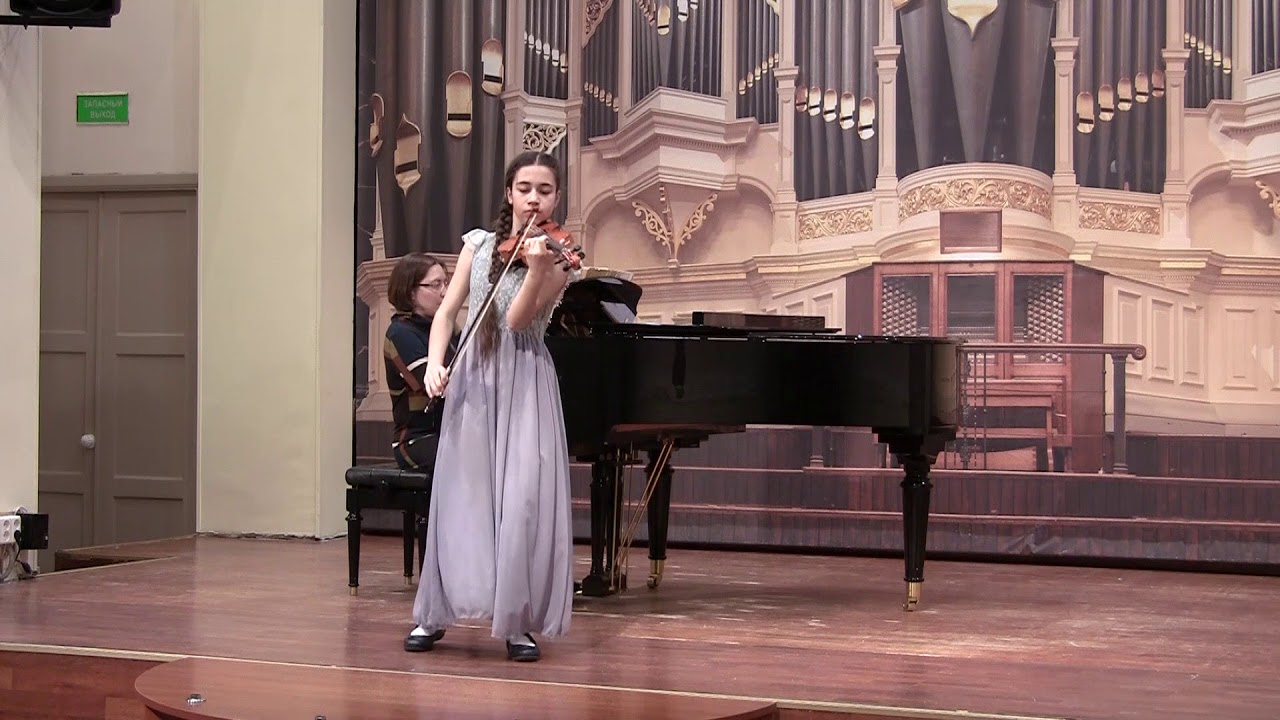 Вероника Алексеенко-Недышилова (12 лет). Рейнгольд Глиэр Анданте.