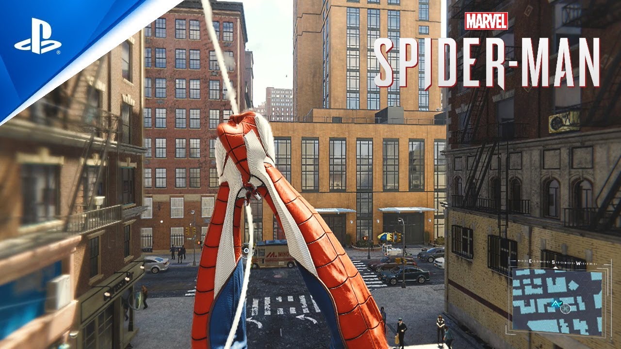 First Person Web Swinging in Marvel's Spider-Man 2