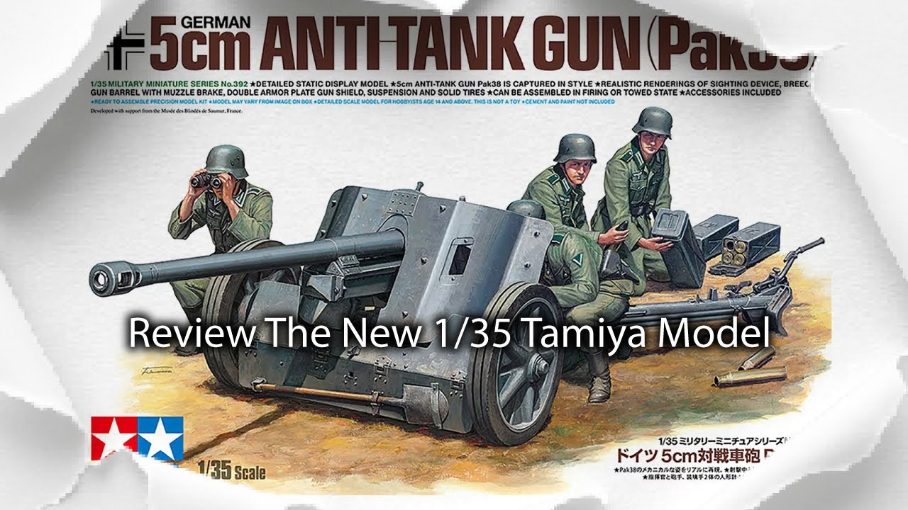 Review: German 5cm anti-tank gun Pak38 from Tamiya Model