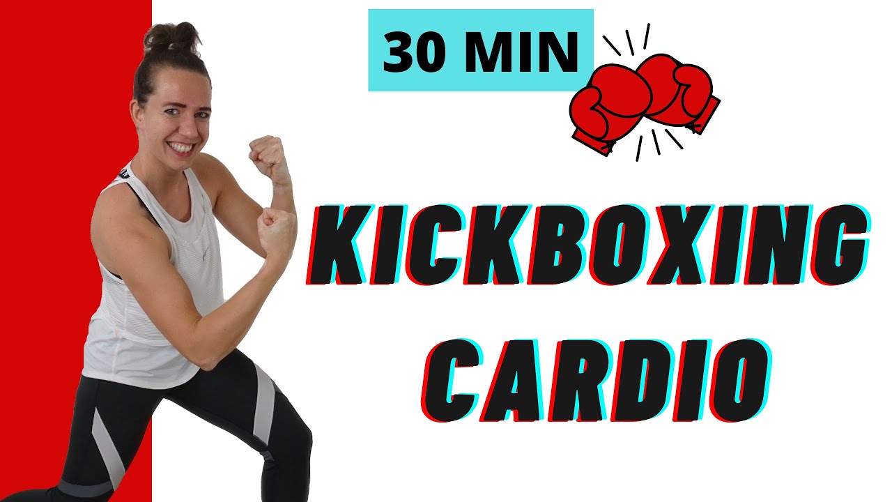 30 Minute Cardio Kickboxing Workout at Home – Low Impact Only Exercises for Fat Loss – No Equipment