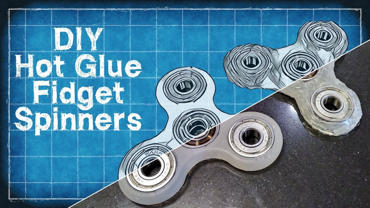 DIY Hot Glue Fidget Spinner - DIY with Cly Ep. 4