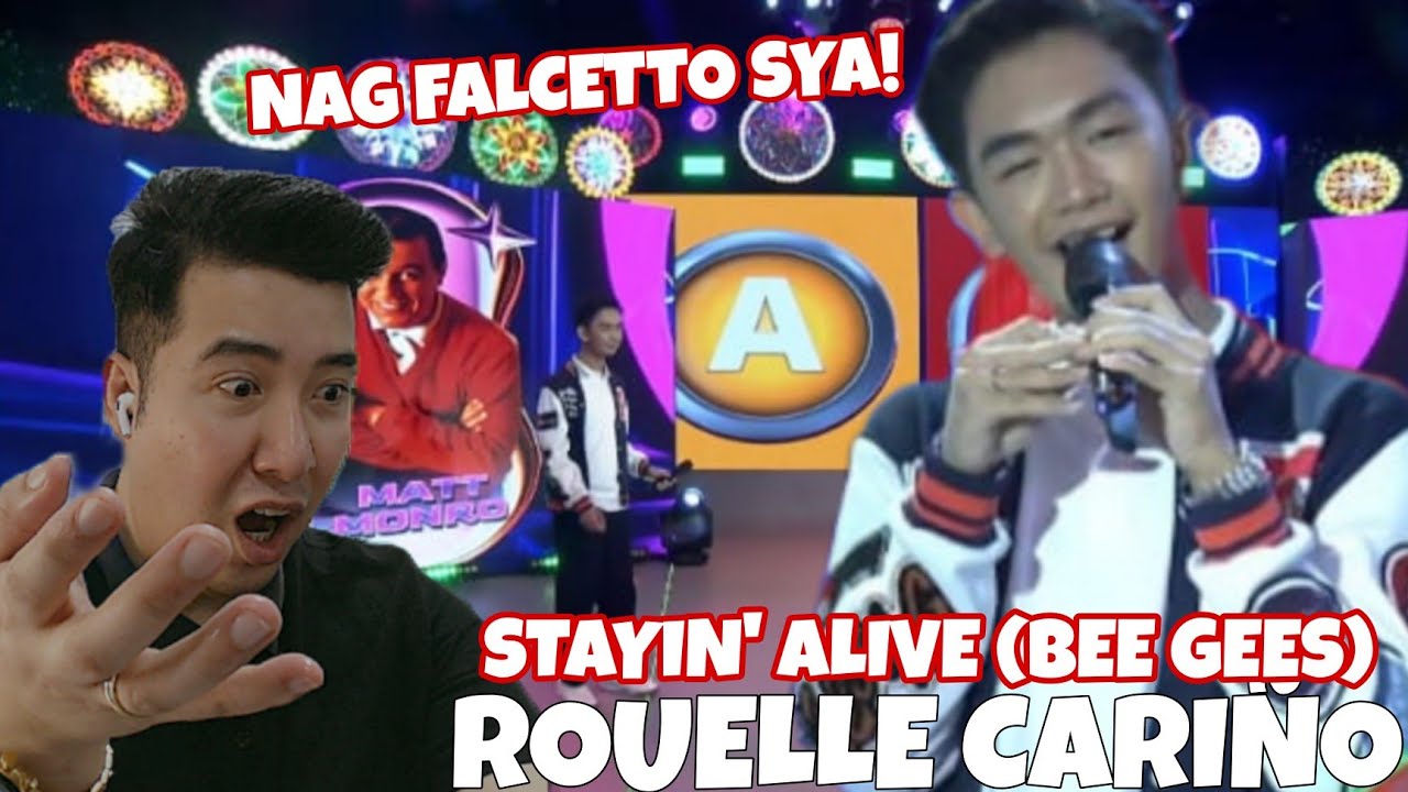 ROULLE CARINO sings Bee Gees Stayin' Alive  at ETHE CLONES EB | January 02 2026 |  REACTION