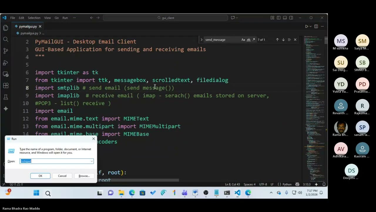 client server pymailgui pymailcgi server