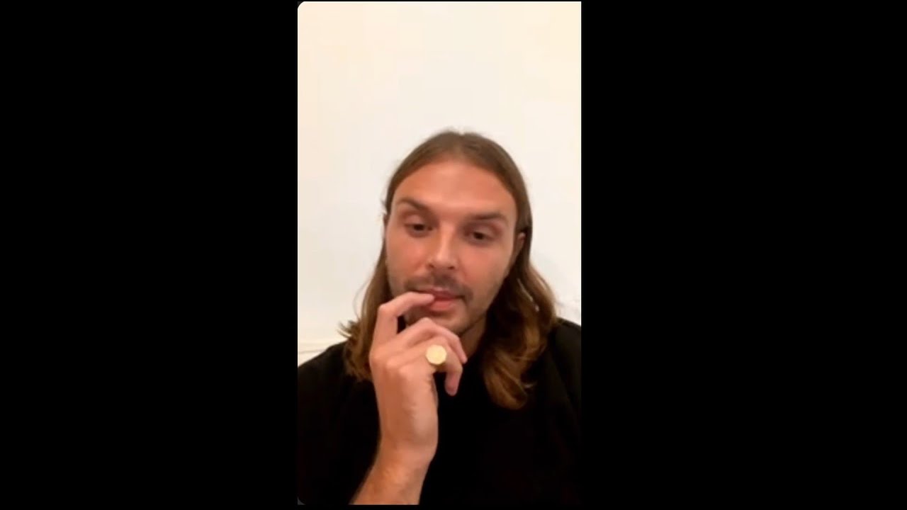 Theo Hutchcraft, Hurts, Instagram Live with Fans. 05.10.2020
