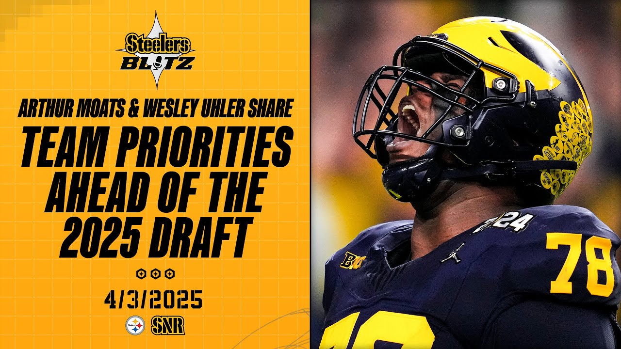 Latest Around the Steelers, Team Needs Before Draft (April 3) | Steelers Blitz | Pittsburgh Steelers