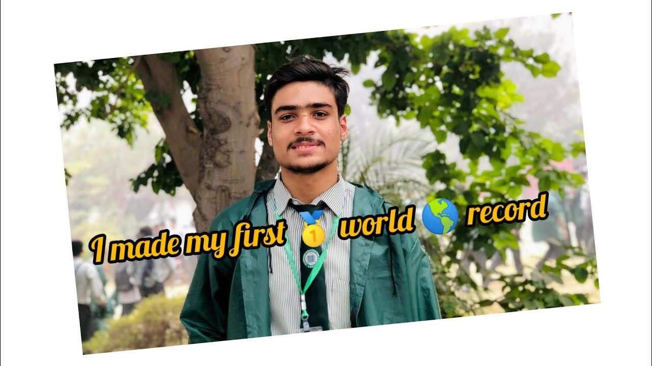 My Nephew made his first 🥇 world record / subscribe for more videos